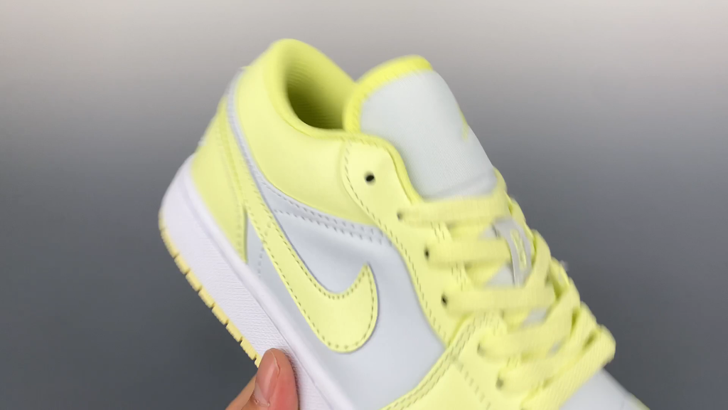 air jordan 1 low 柠檬黄脚趾aj1乔1低帮休闲板鞋 同步官方配色93