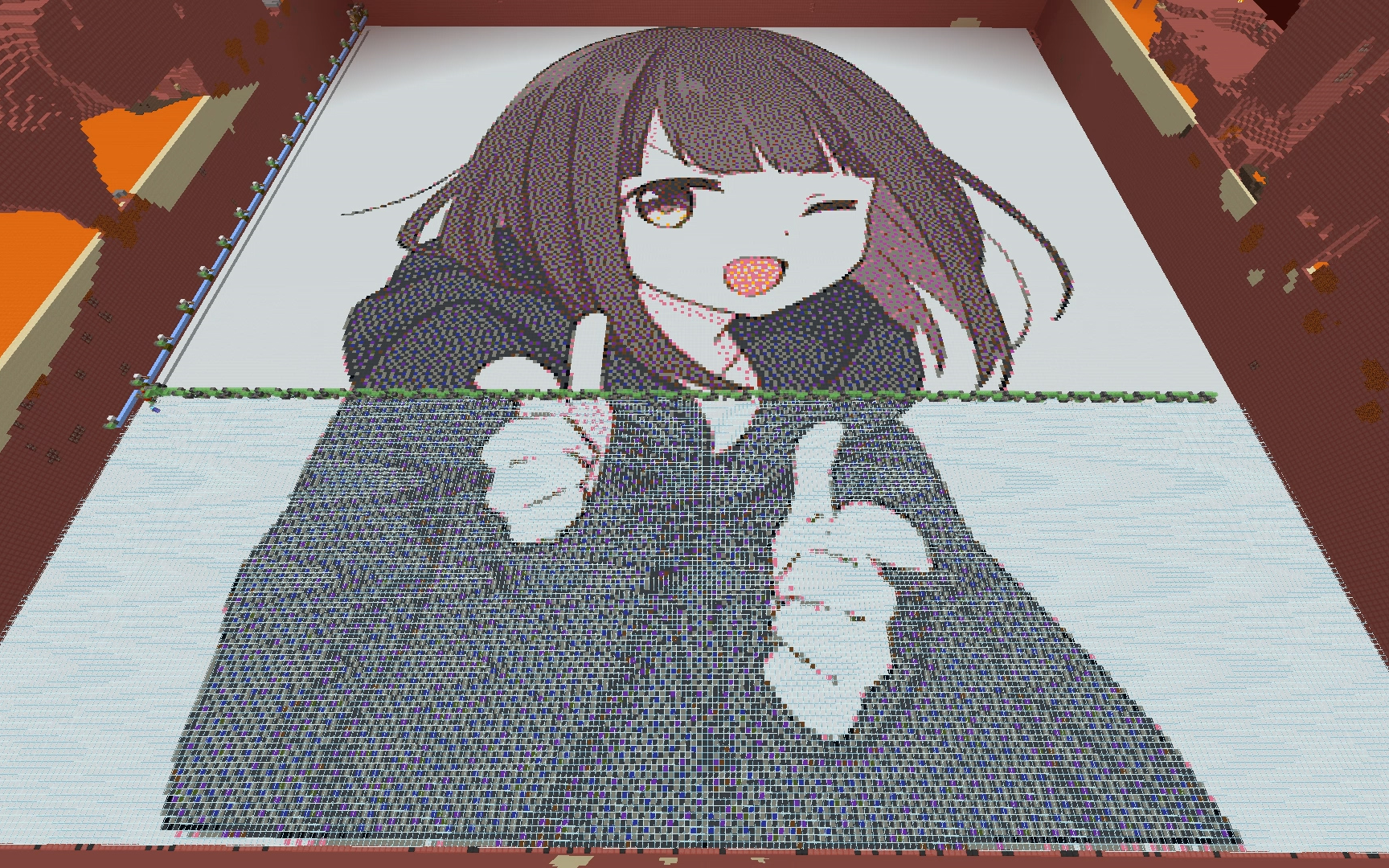 活动作品mcjava给胡桃像素画铺上玻璃