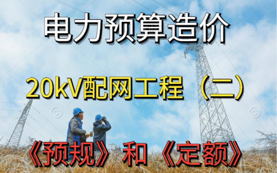 [图]20kV及以下配电网工程《预规》和《定额》（二）