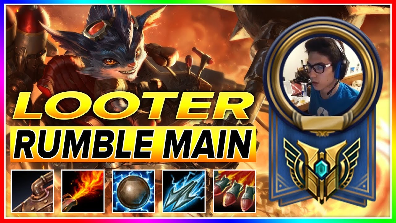 Looter 机械公敌  兰博 精彩操作蒙太奇 NA Rumble Main [The Legends]哔哩哔哩bilibili