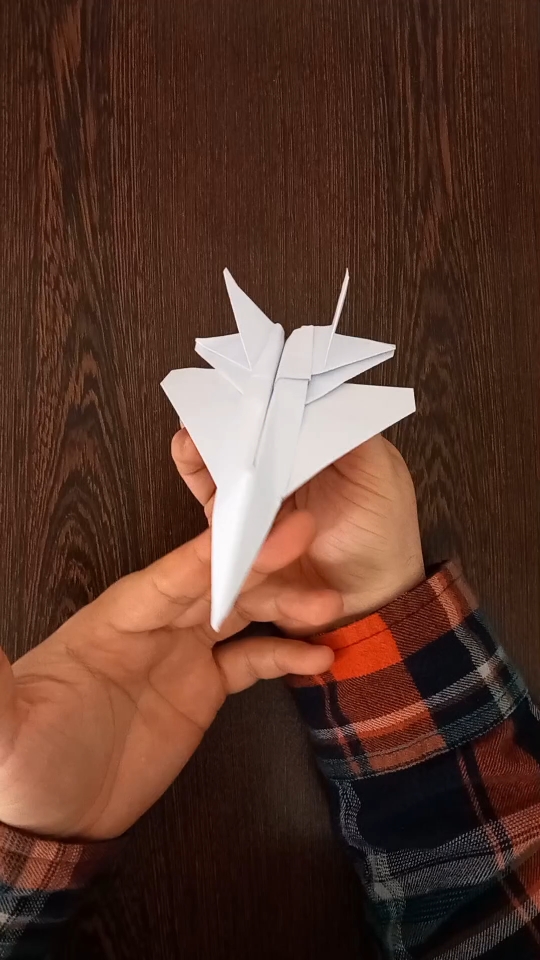 眼睛会了手不会系列 教你用折纸的方法制作苏27