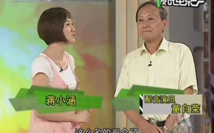 [图]【国漫】【怀旧】[2008.07.15] CCTV6《爱说电影》访谈（蒋小涵采访《风云决》动画配音：童自荣老师/韩雪）