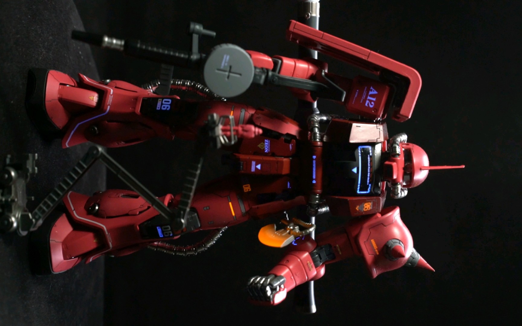 mg 夏亚 红扎古 gk 喷涂 金属改件