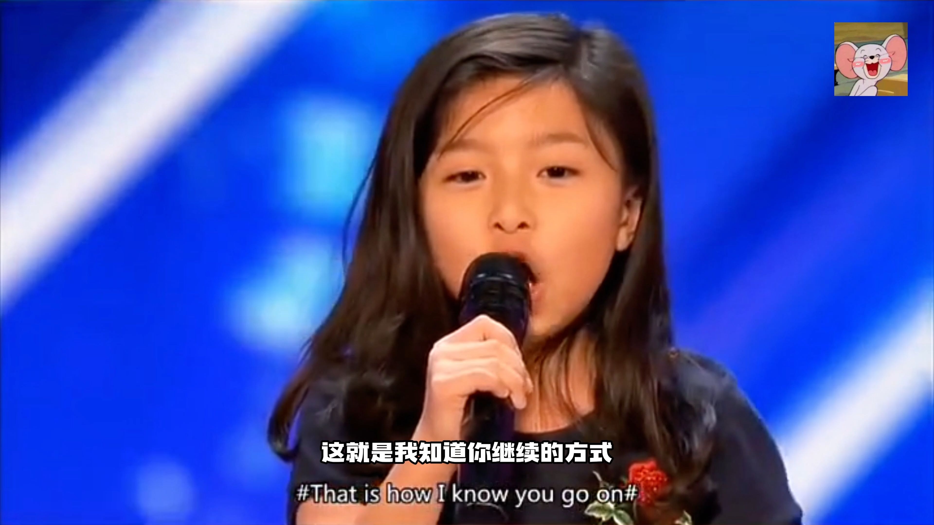 香港巨肺小天后谭芷昀美国达人秀震惊四座