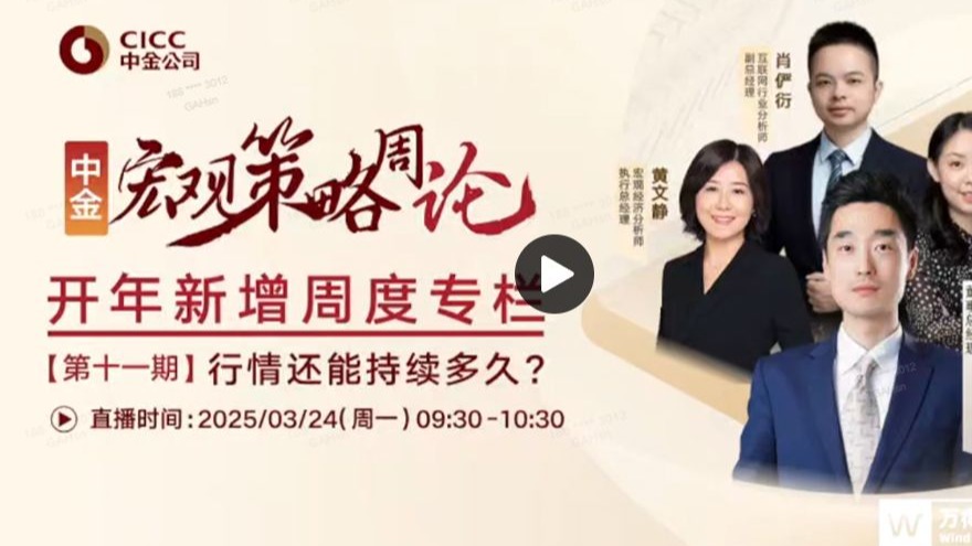2025/03/24 中金研究｜宏观策略周论：行情还能持续多久？
