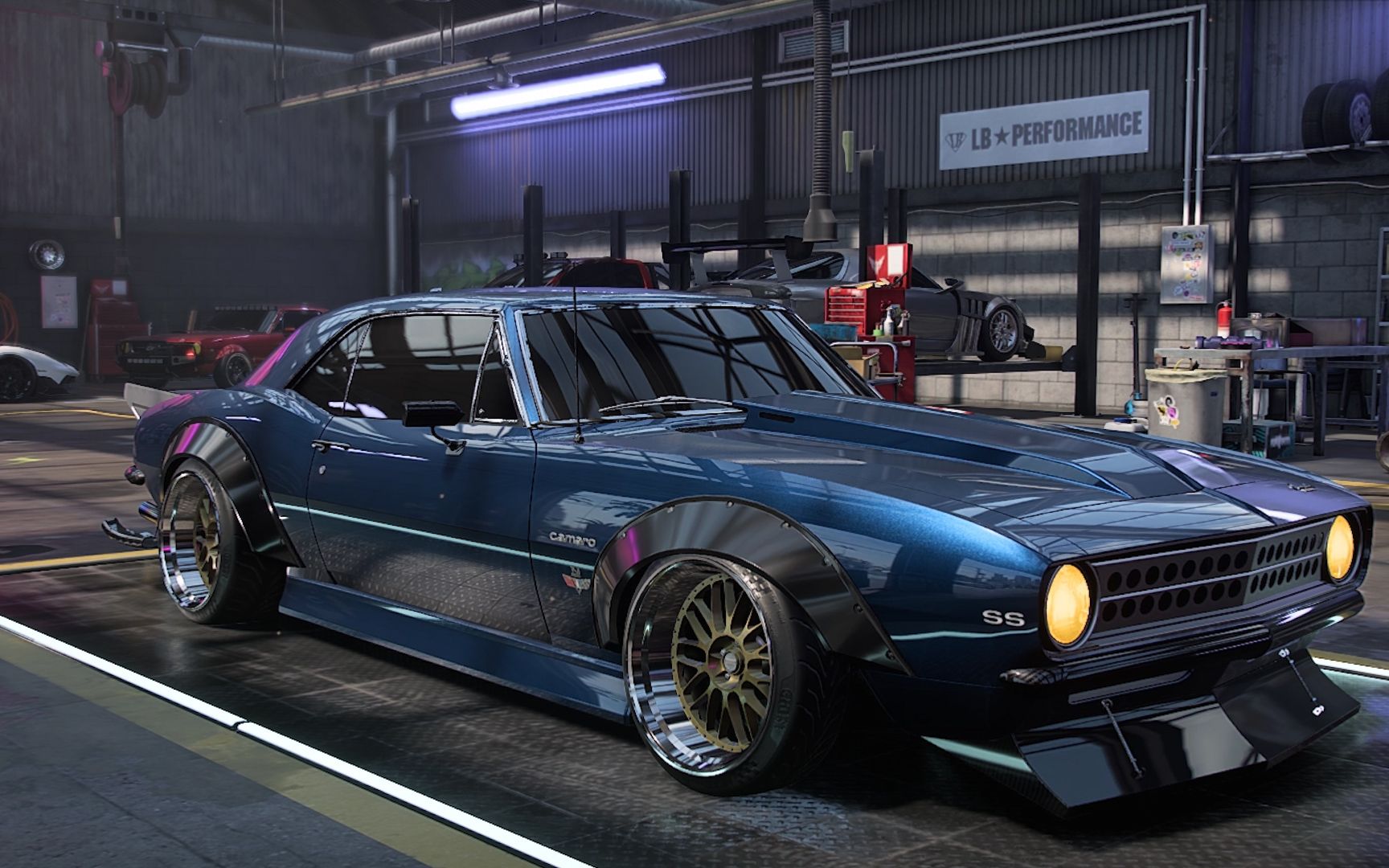 极品飞车21:雪佛兰camaro ss 67款 话说老爷车都得这么大马力吗?