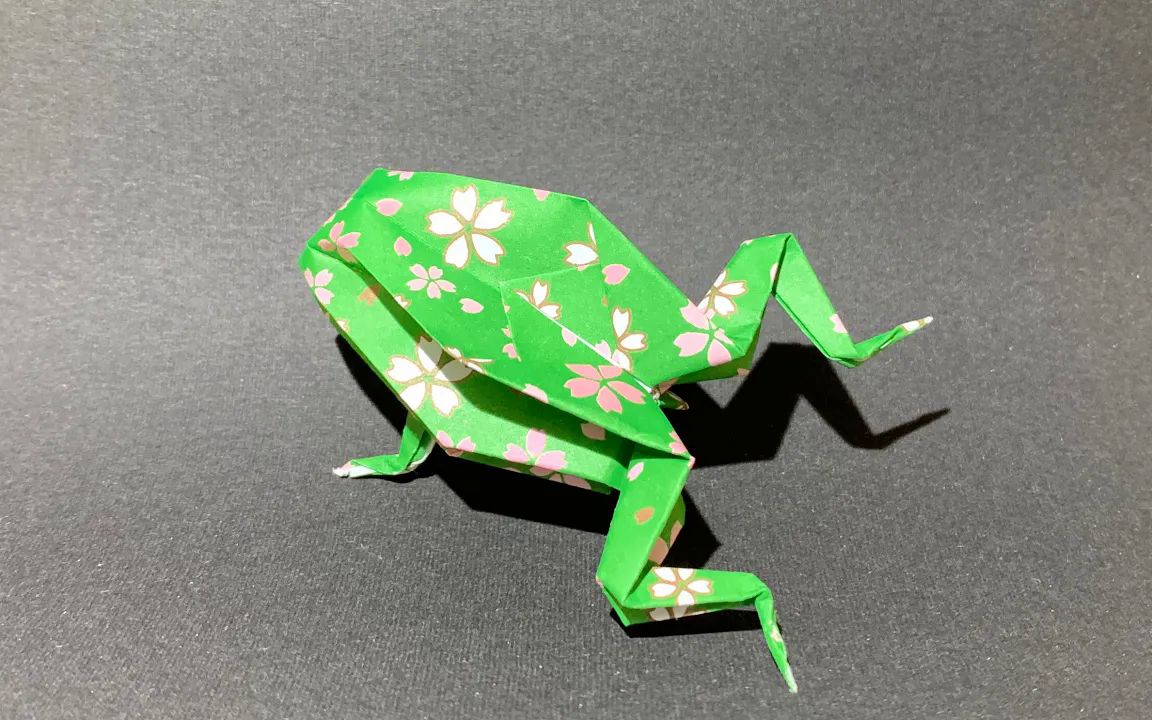 【うおんばっと】青蛙折纸教程traditional origami frog