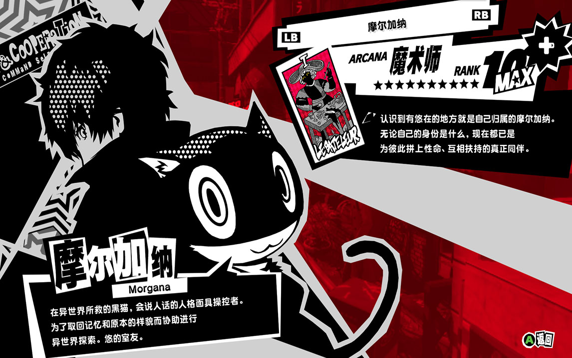 【女神异闻录5皇家版】魔术师-摩尔加纳-coop剧情流程