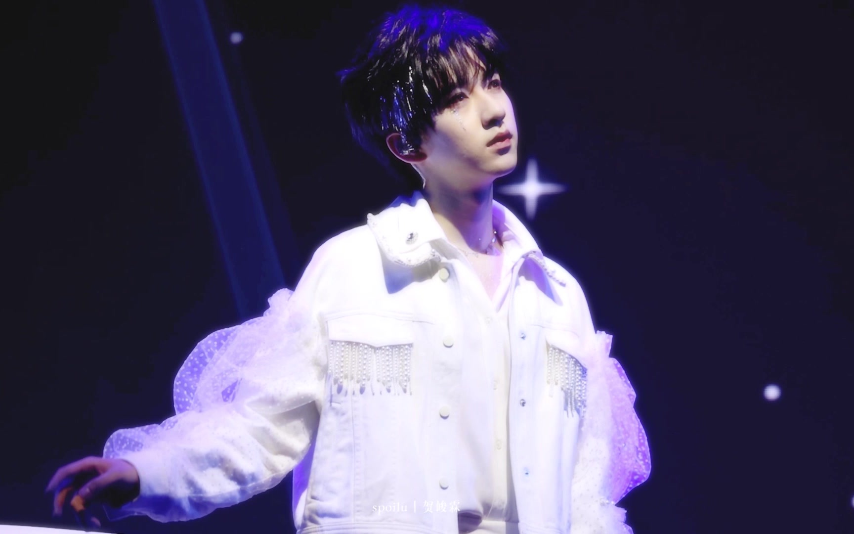 贺峻霖为你我受冷风吹双机位focus