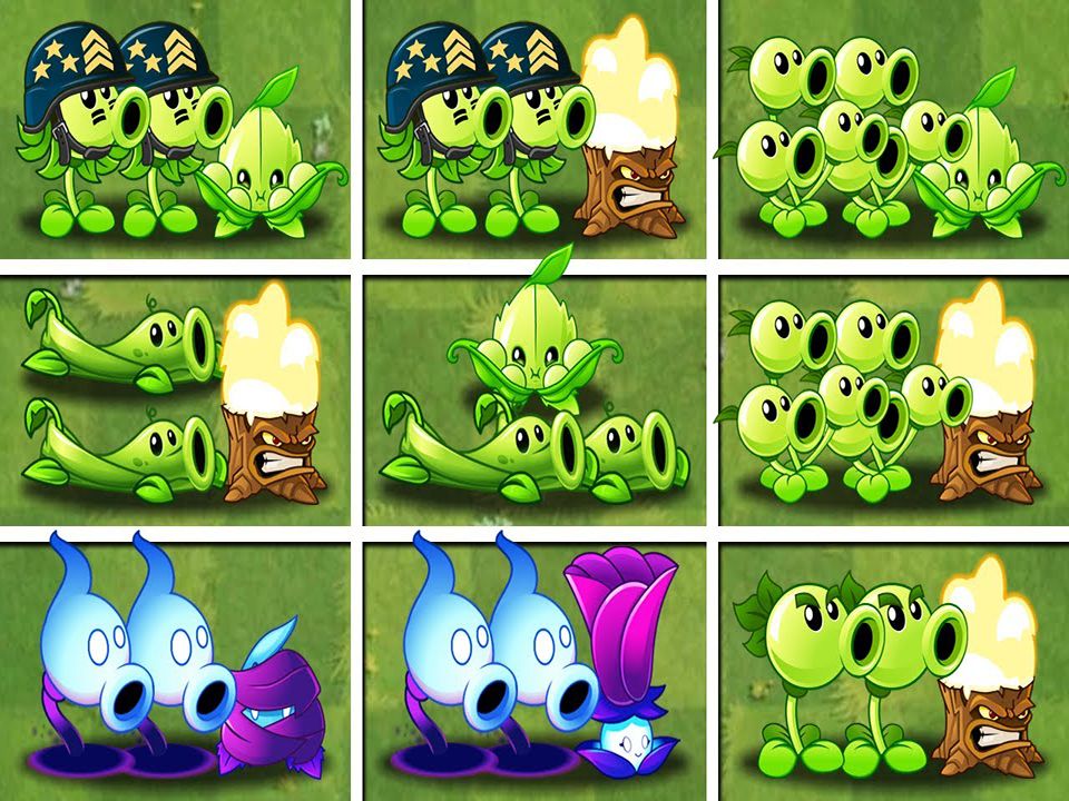 【pvz2 斗蛐蛐】最好的20组豌豆团队 火炬木/薄荷 哪一组能够脱颖而出