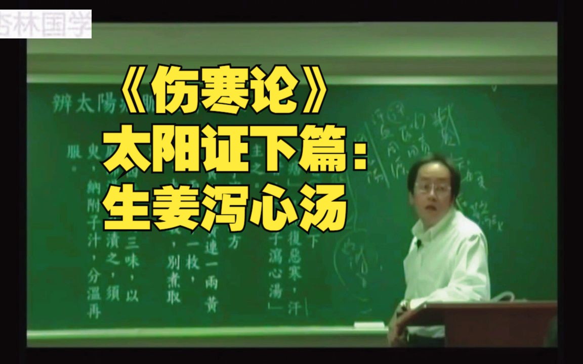 倪师讲解——《伤寒论》太阳证下篇:生姜泻心汤 8000G中医资料自学分享哔哩哔哩bilibili