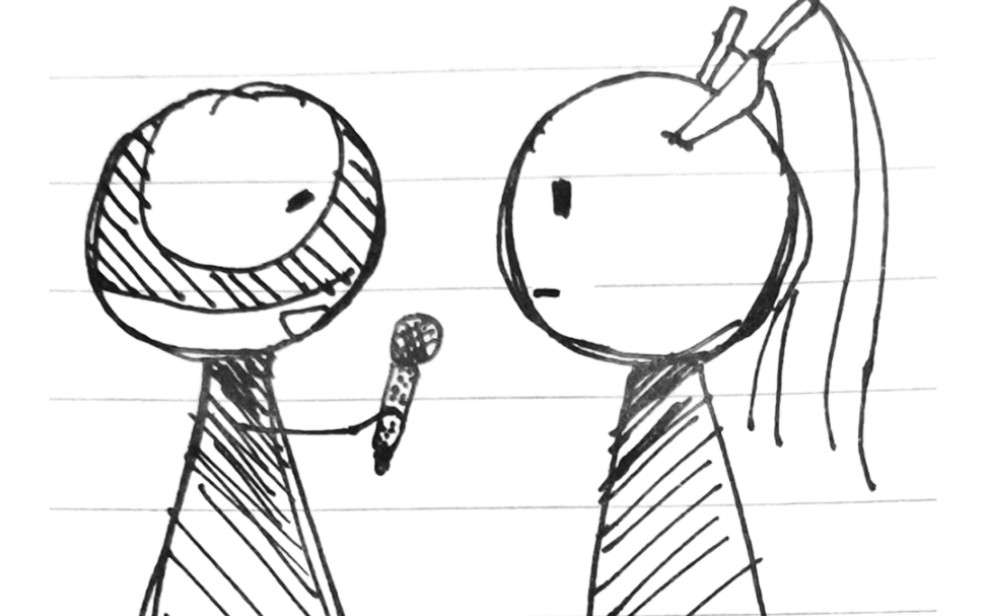 是校园采访吧∑(o_o;)