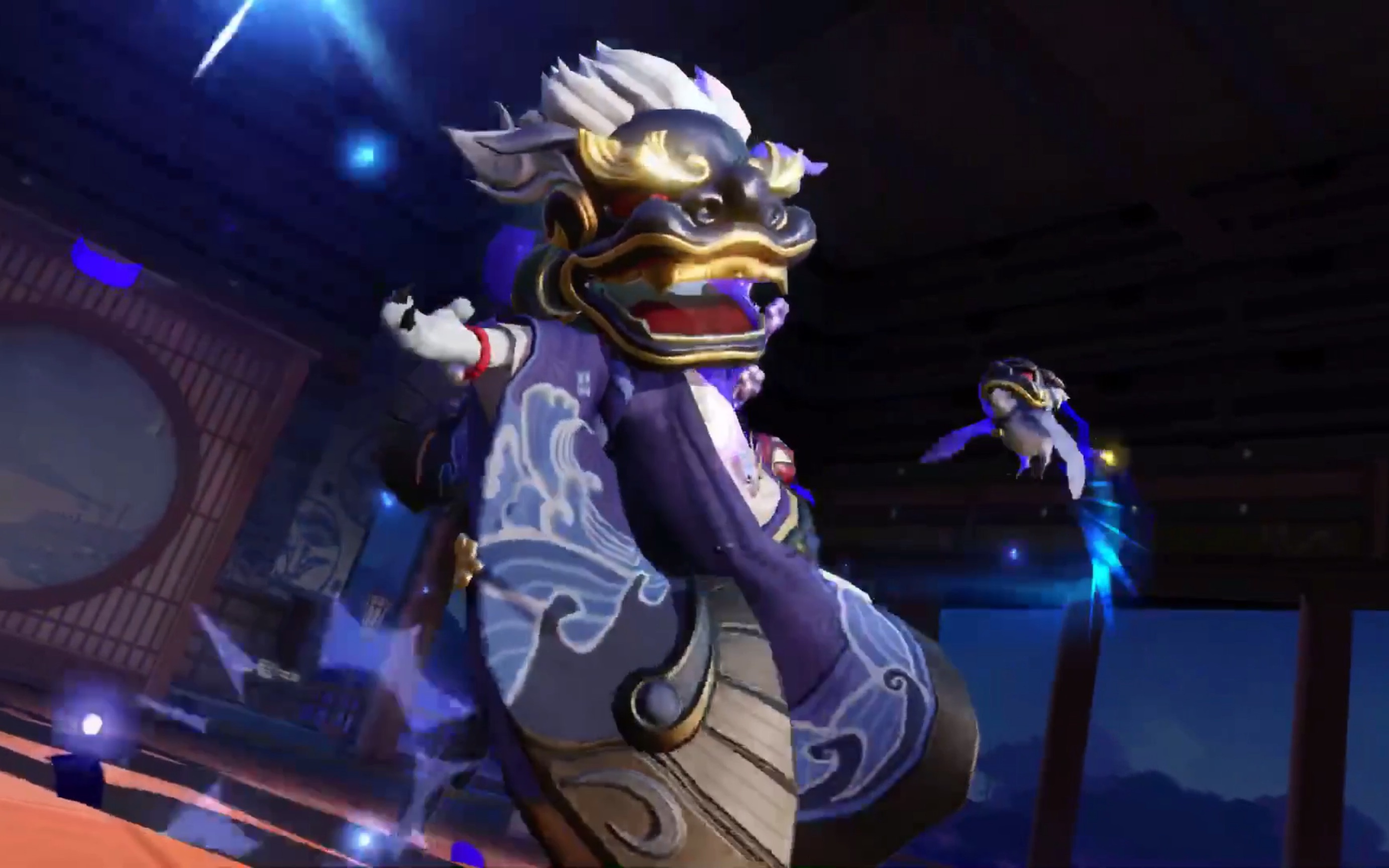 平安京 犬神特写 限定皮肤云帆升平 落樱吹雪_哔哩哔哩 (゜-゜)つロ