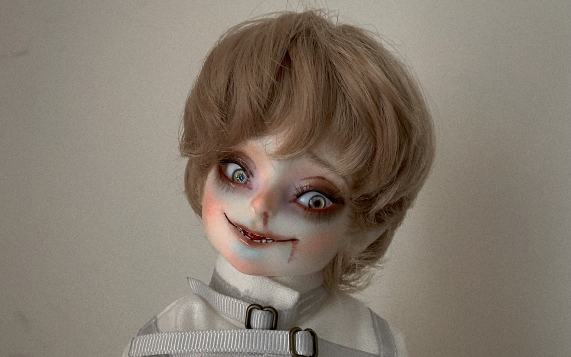 【bjd妆面】画自家的小疯子人版白烨_哔哩哔哩_bilibili