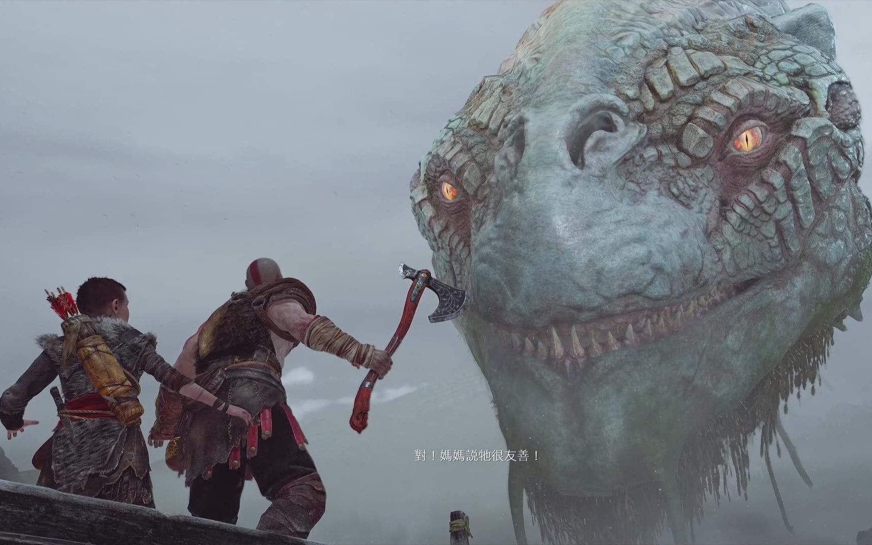 【战神4】03:山中女巫美轮美奂 世界之蛇惊涛骇浪 提尔神殿出现_哔哩