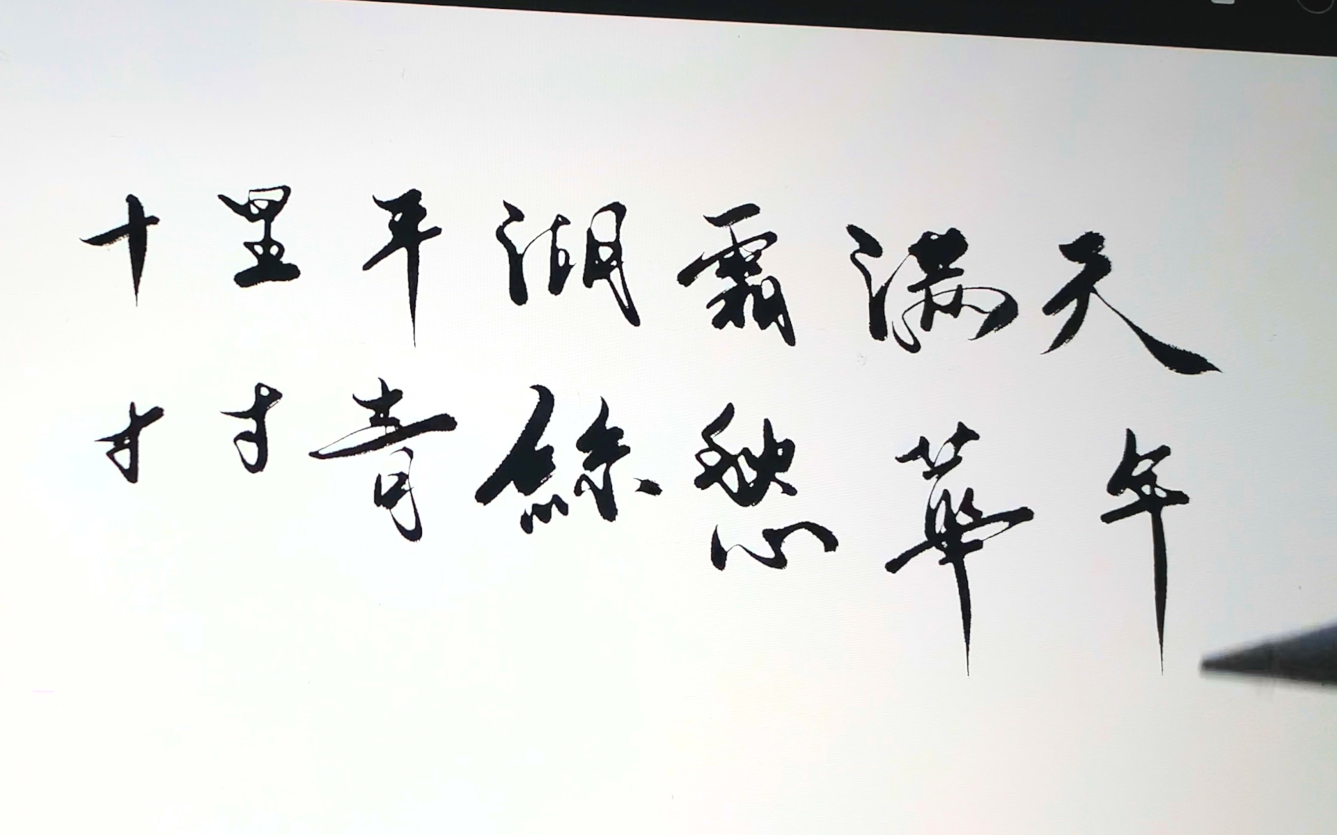 十里平湖霜满天