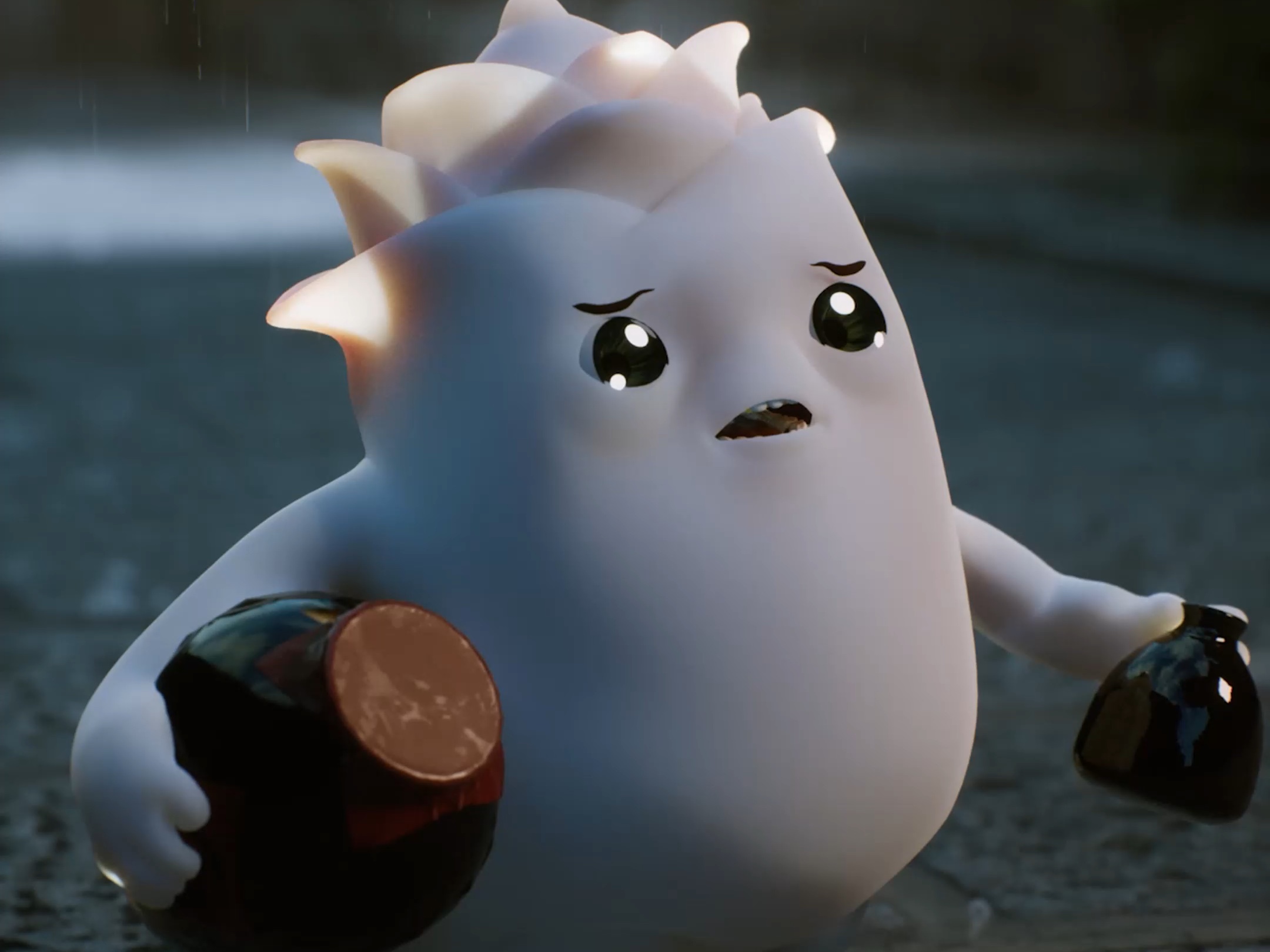 "爱情本是场华丽的戏,角色已定,剧本难改,我笑着入戏,却哭着问天,为何