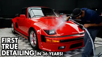 Download Video: [4K]【解压清洁】🚗 36年首次大扫除：保时捷930 Turbo Slantnose经典翻新记