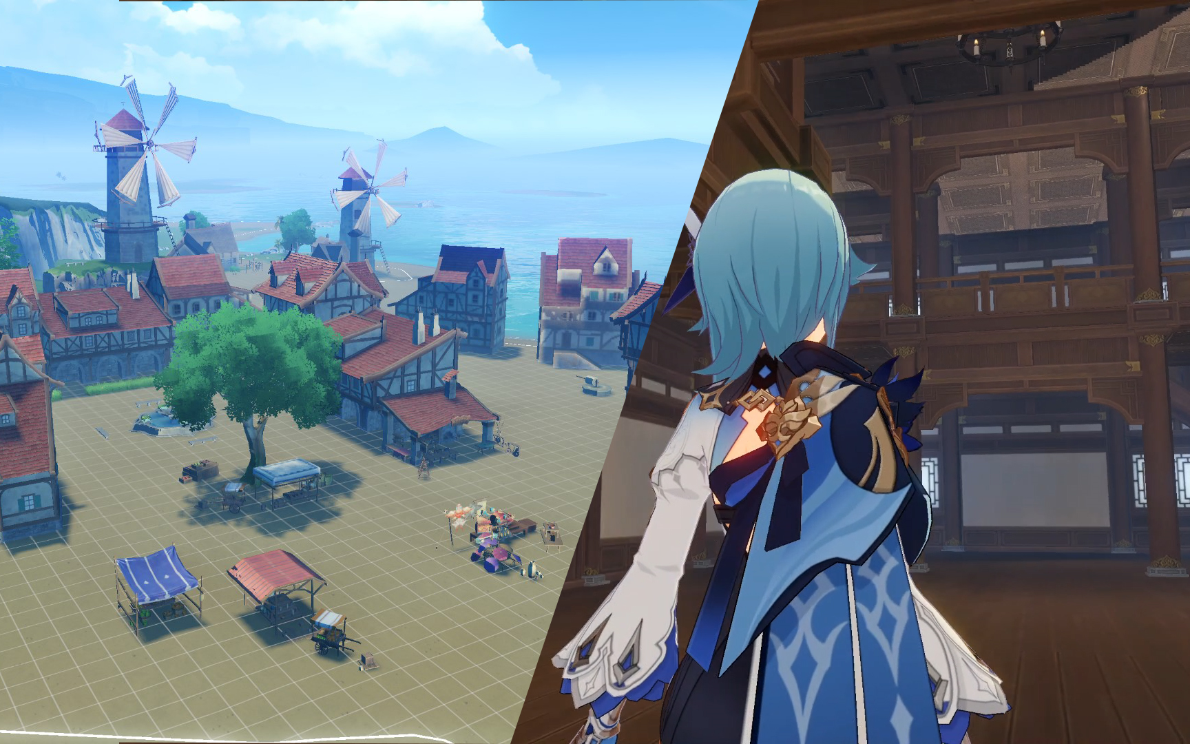 原神15版本家园海岛蒙德风建筑房间内部预览