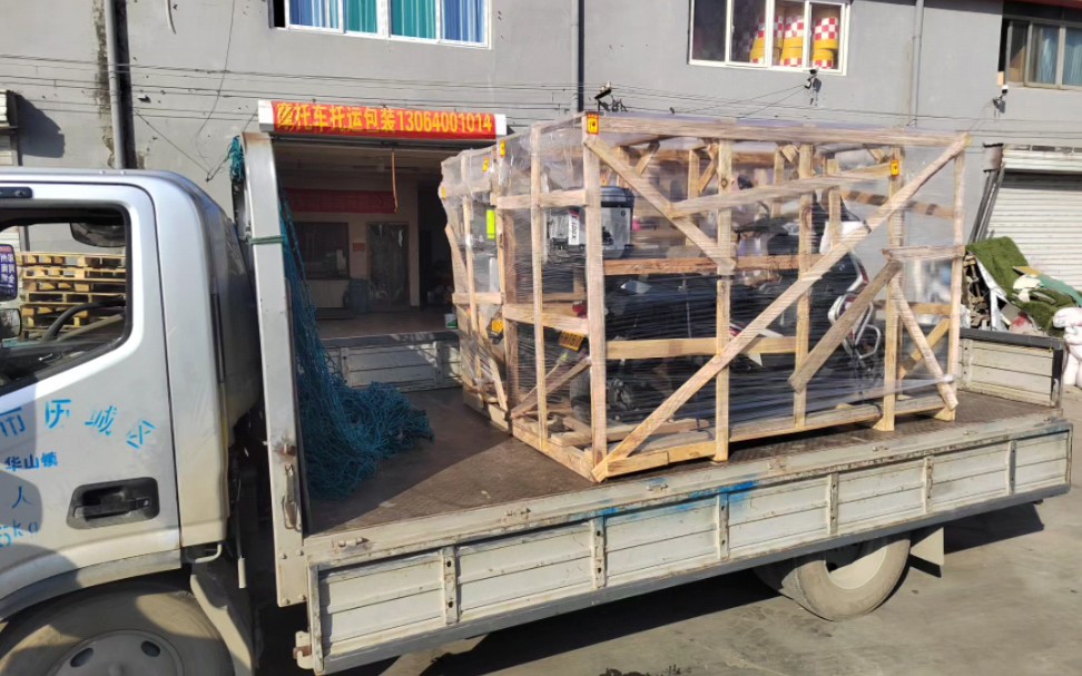 济南摩托车打木架服务