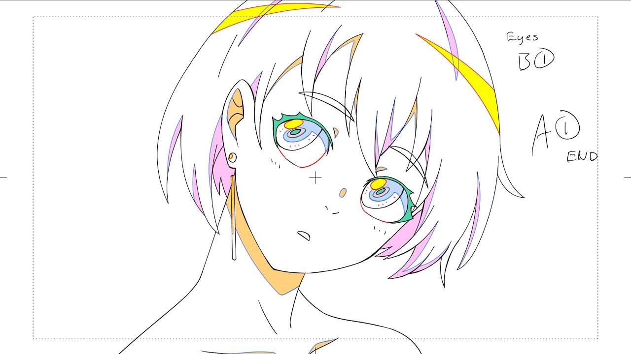 【搬运/中字】两种绘制角色眨眼动画的方法 | dong chang