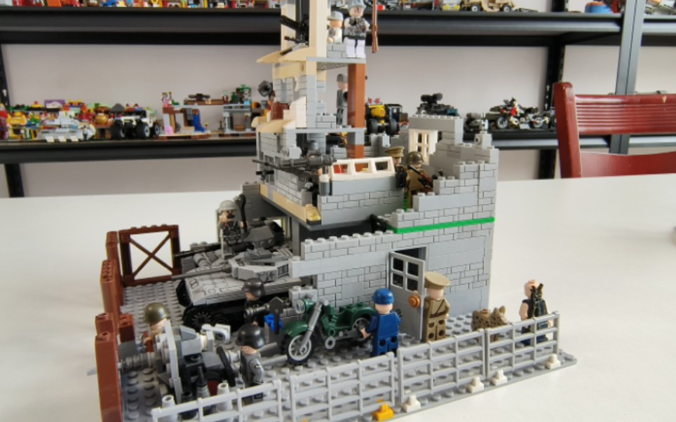 积木自制二战场景!我又回来了,大家多多支持.