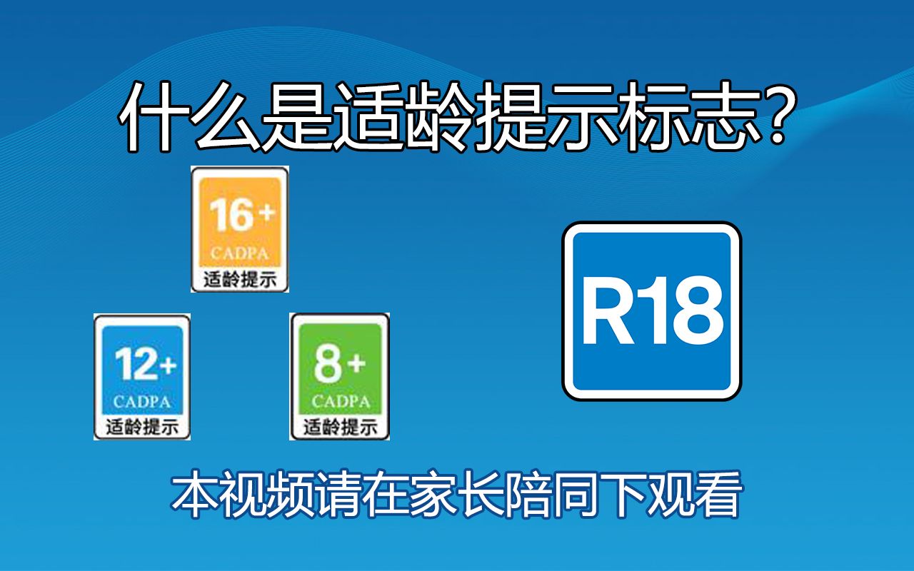 防沉迷系统上线后,从内容聊聊国外的电影游戏是如何分级;游戏适龄提示平台已推出!哔哩哔哩bilibili