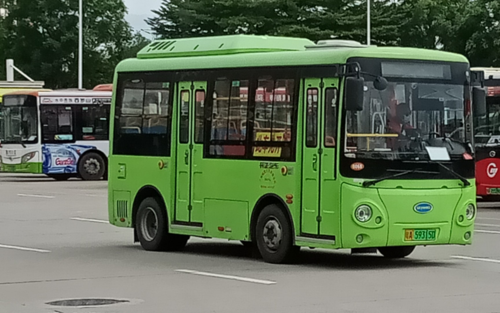 手持警告;配車