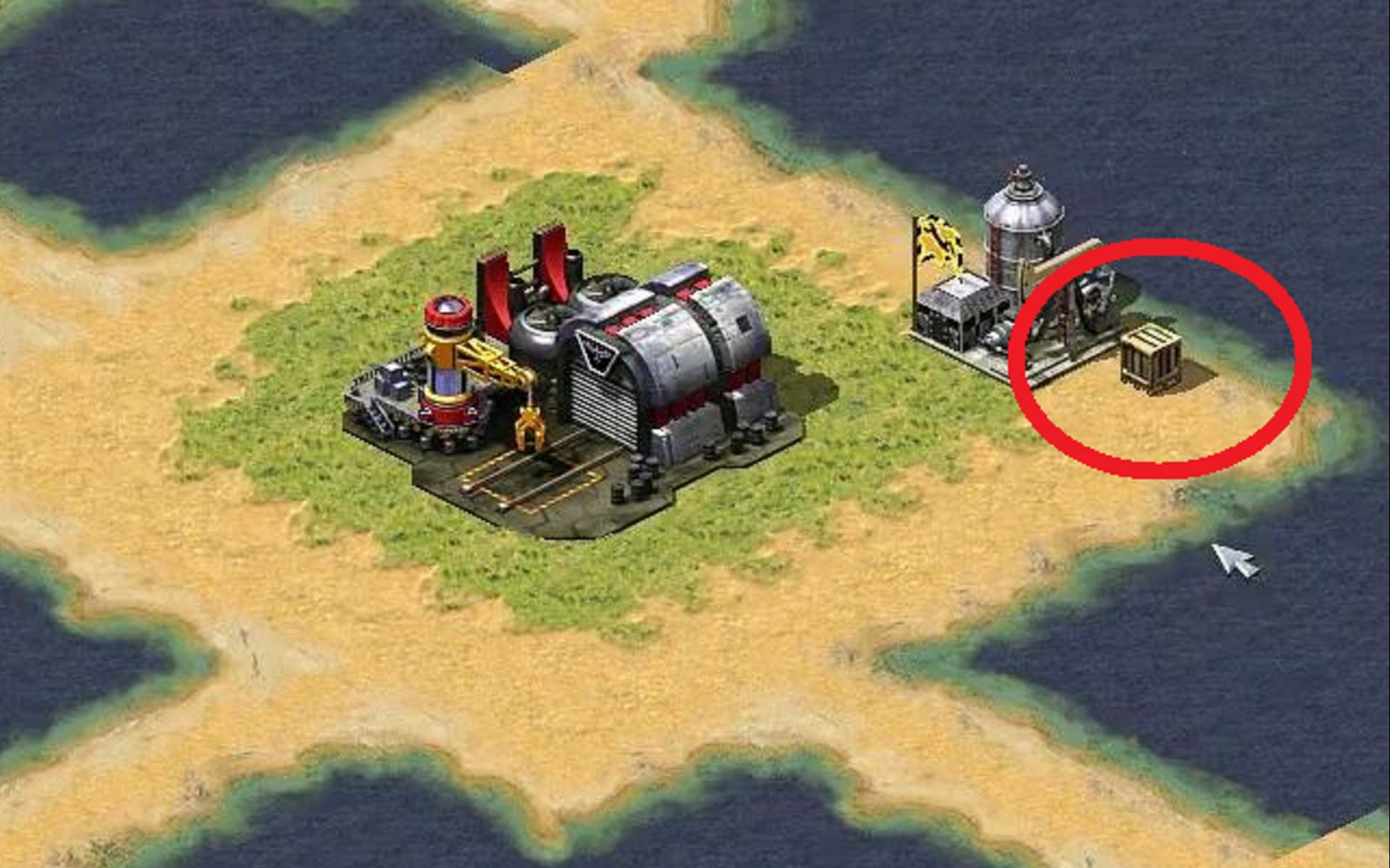 流云红警大家都是开局一块地一油井凭什么我要多一个箱子