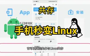 下载视频: 只需一个面具模块，手机秒变linux服务器