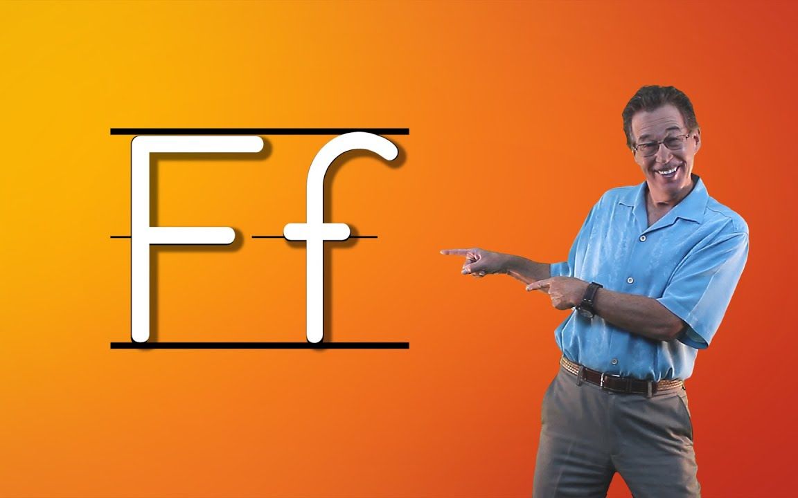 [图]自然拼读！英语字母 F Learn The Letter F