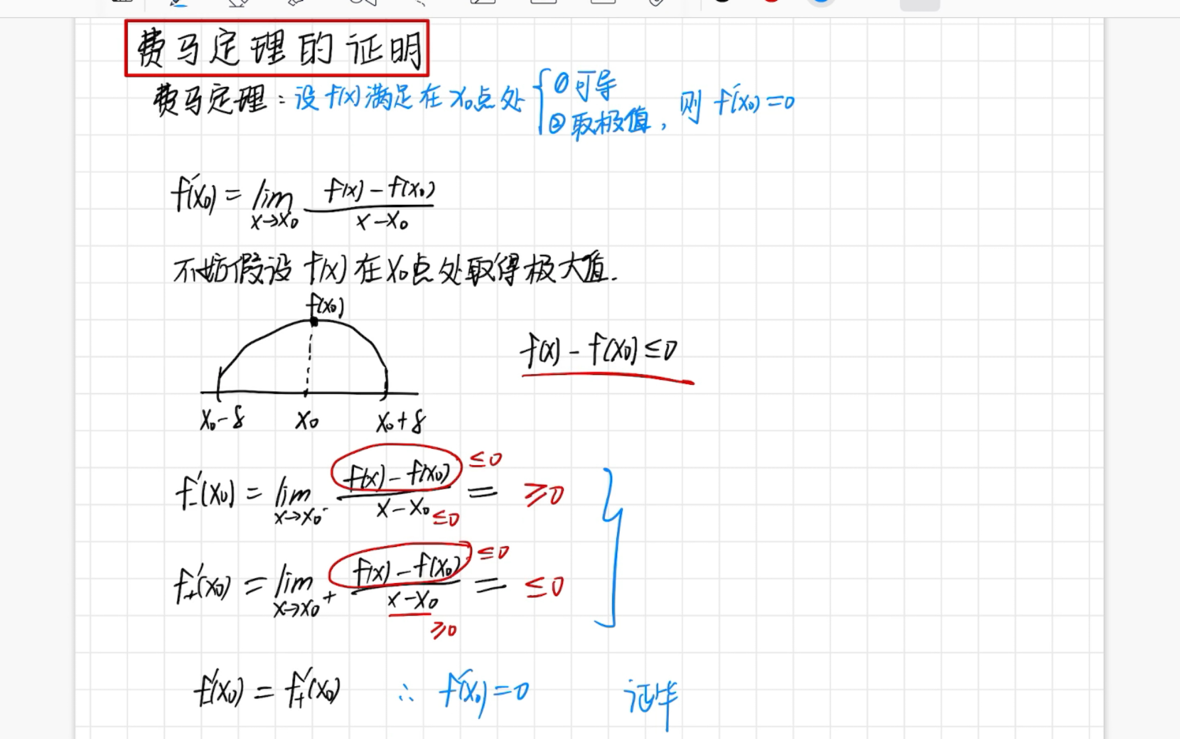 费马定理的证明 3分钟讲解 23考研数学哔哩哔哩bilibili