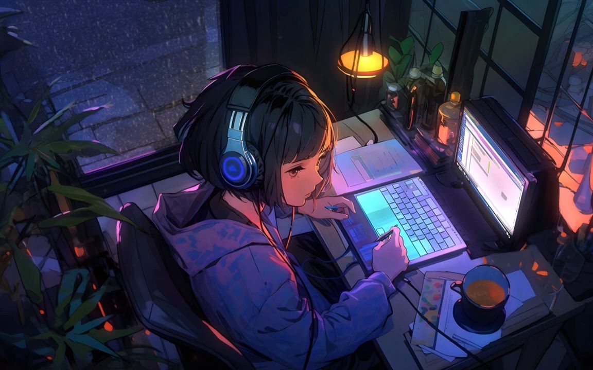 [图]【Lofi Playlist】 秋天下雨的夜晚,🌧 Rain Lofi｜超治愈lofi hip-hop 氛围感轻音乐丨白噪音 ｜ LOFI VIBE电台