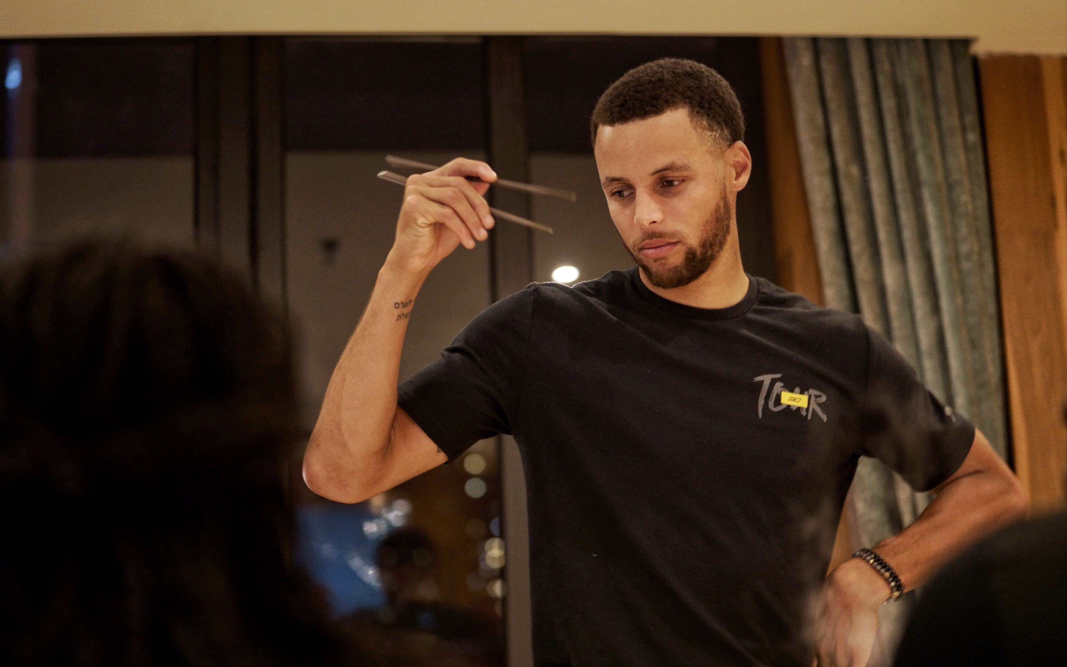 沉浸式看库里现场表演 B站