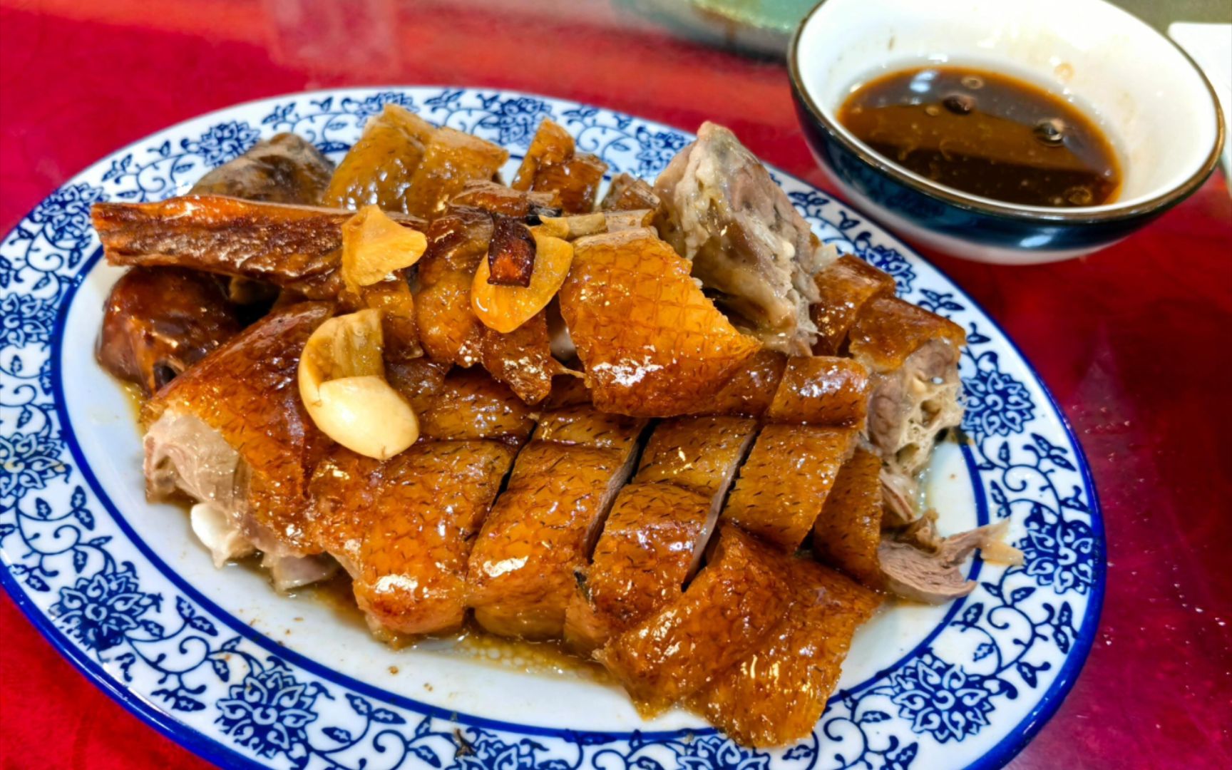 广东东莞大岭山烧鹅,看到这色泽都要流口水了