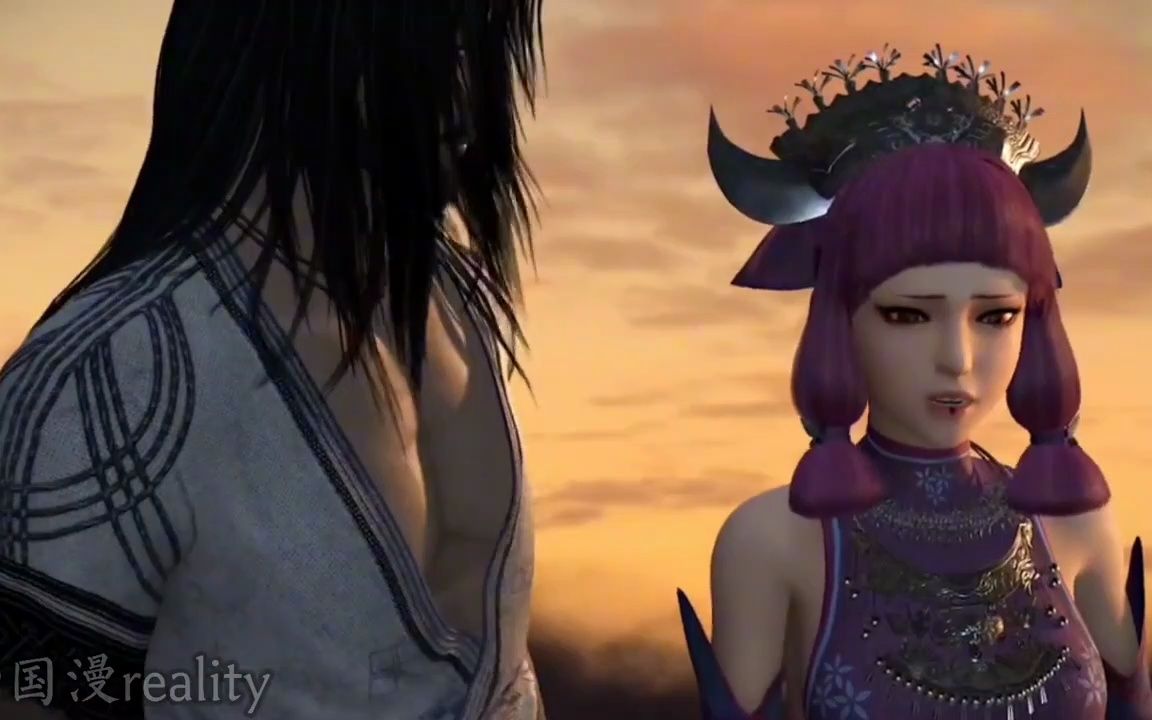 蚩离:"因为你呀,姑娘.