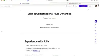 肖天白 —  Julia in CFD: Challenges and Prospects