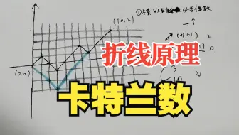 【数学思维10】折线原理，卡特兰数