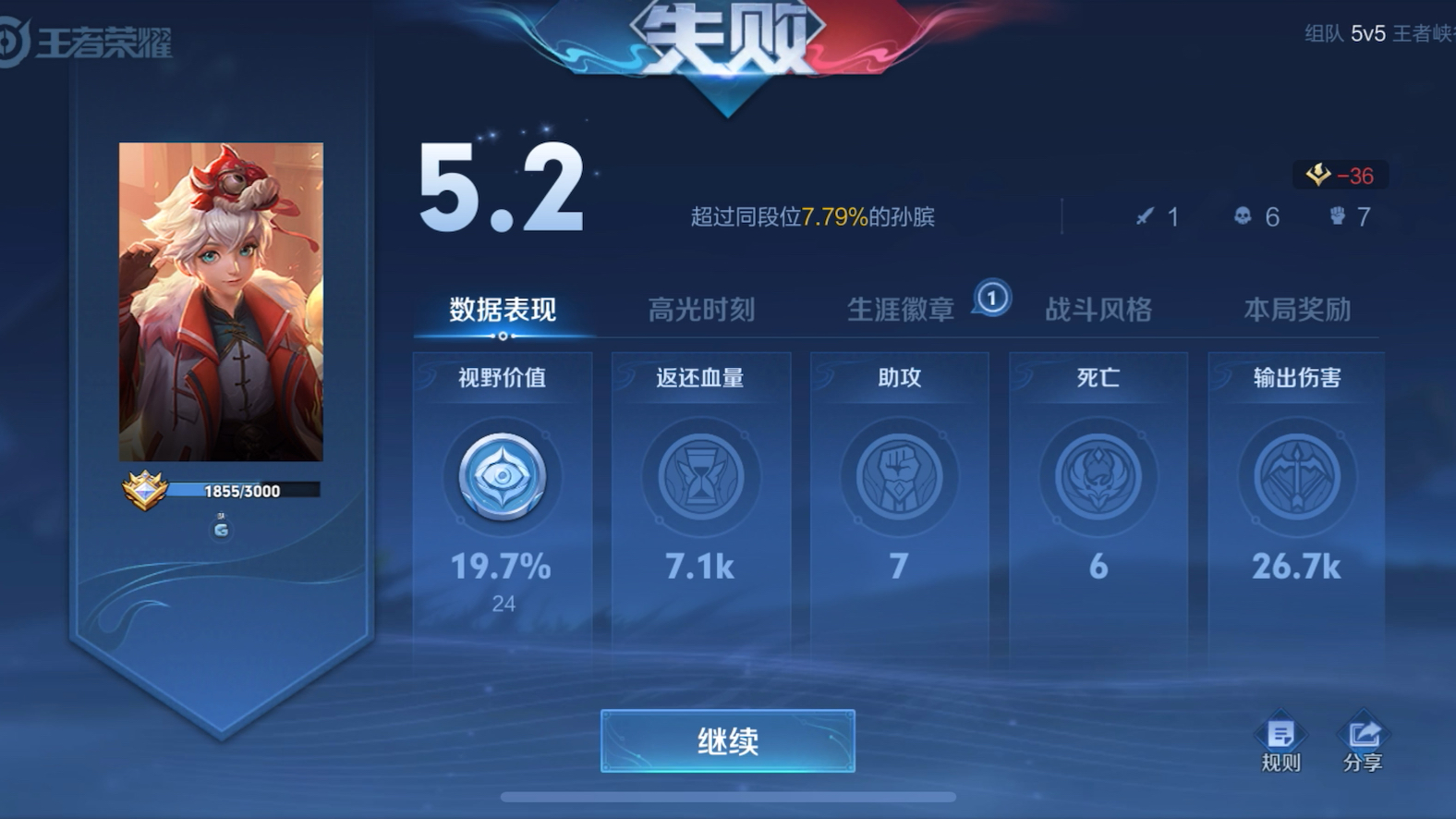 川川大王的第一把镜