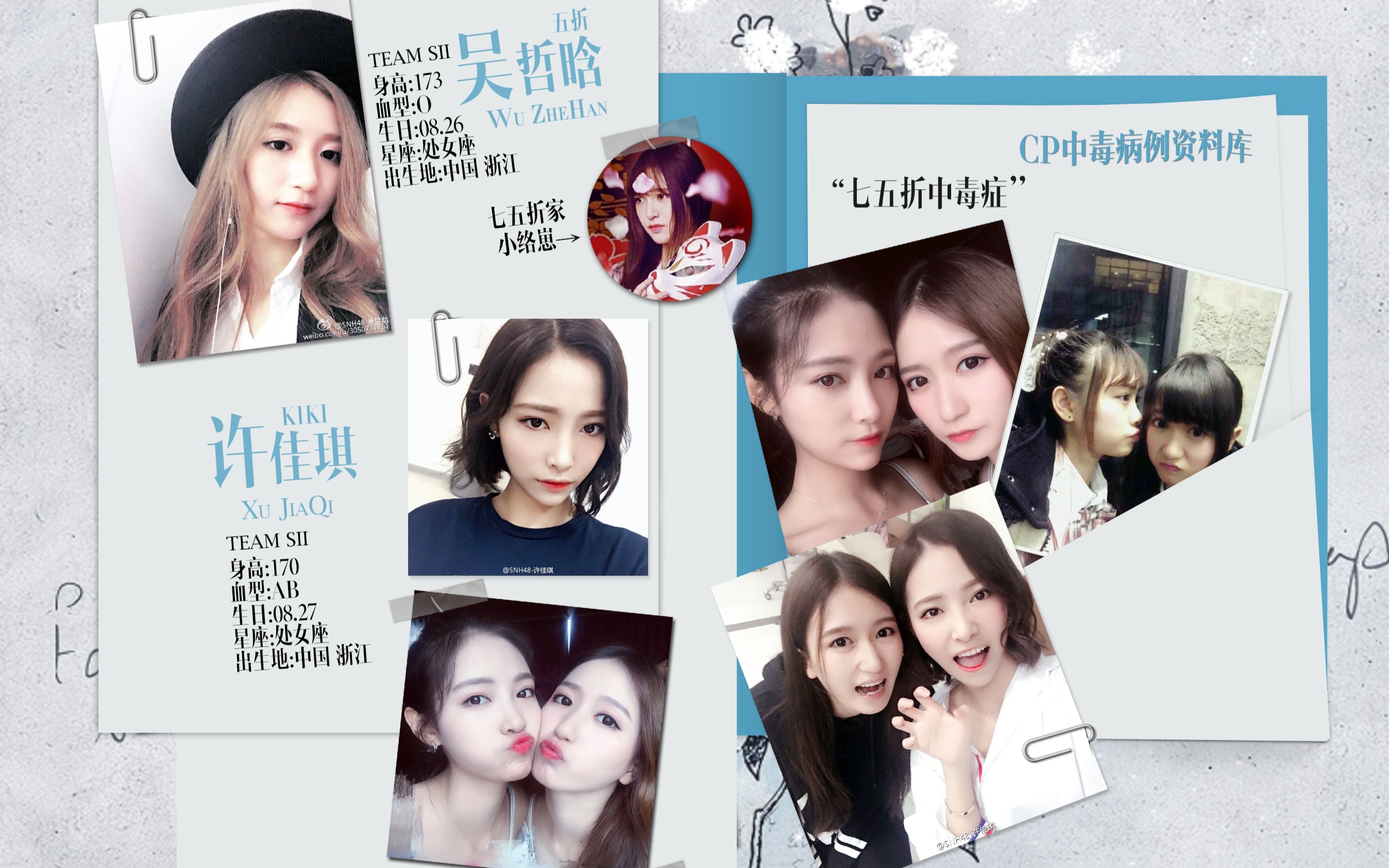 snh48 cp中毒病例资料库-第二期 七五折中毒症