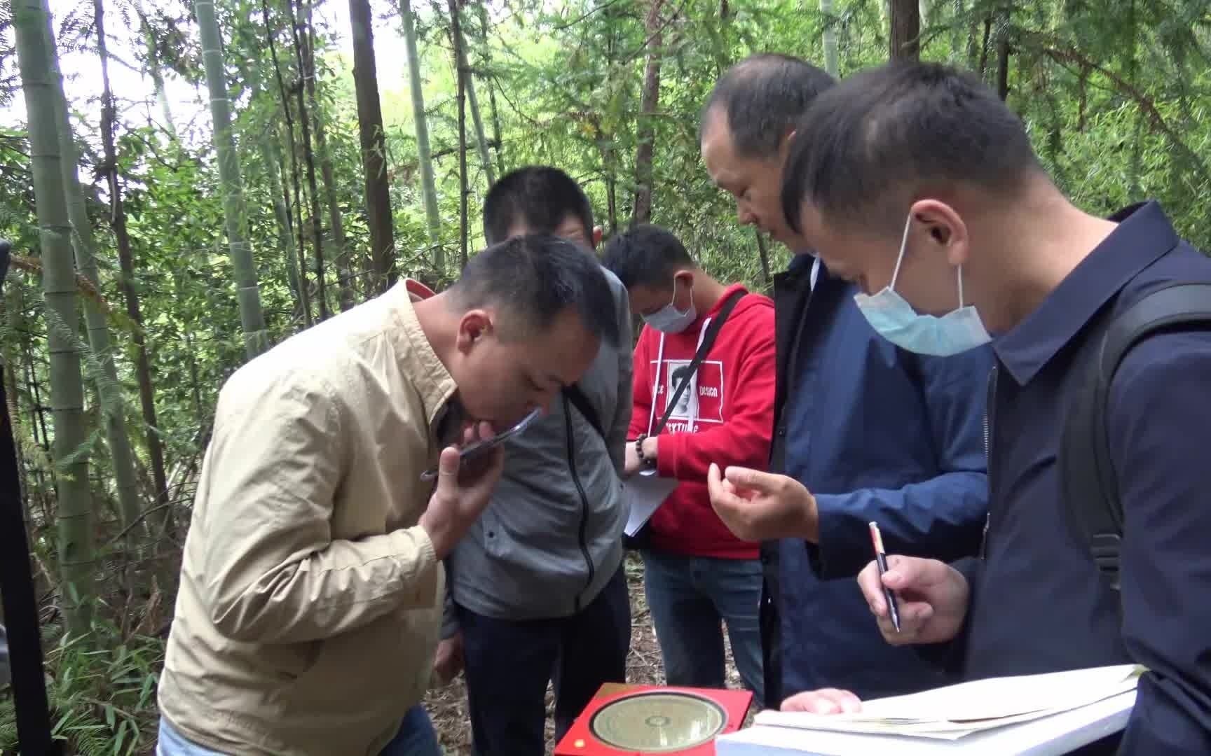 [图]如何测量入首龙，实地测量正确方法，王君植在富厚堂现场示范风水视频