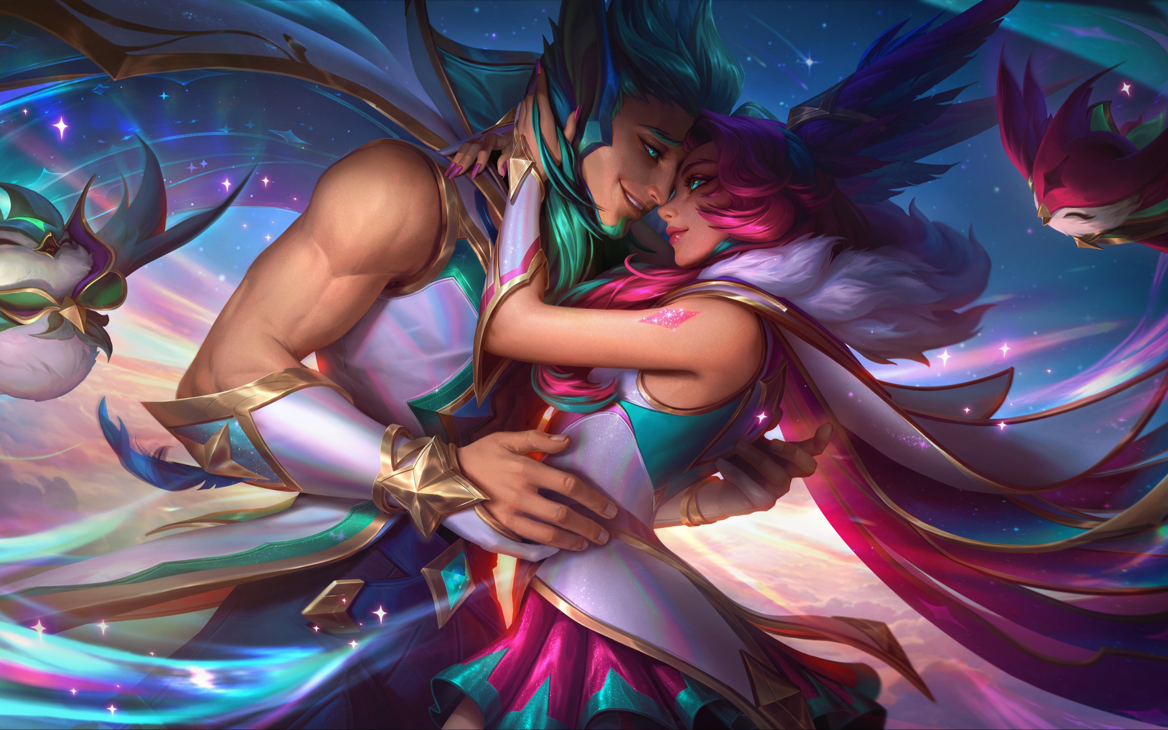 [图]Redeemed Star Guardian Xayah Wild Rift Skin Spotlight