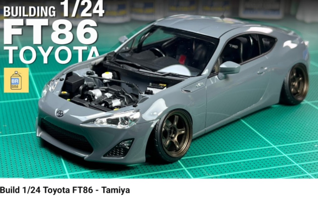 【搬运】田宫1/24丰田Ft86车模制作tamiya 1/24Toyota.Ft86哔哩哔哩bilibili