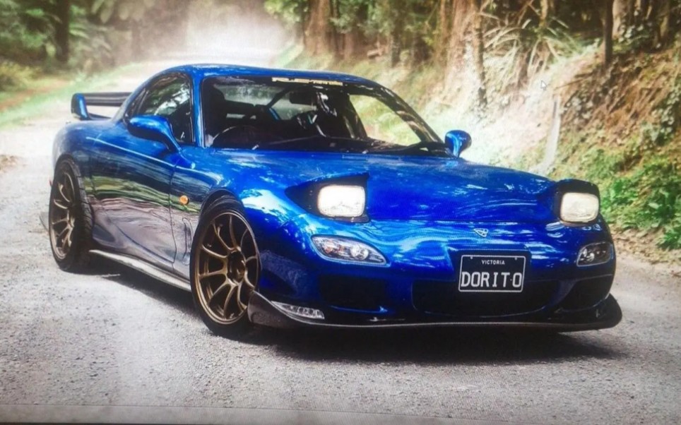 头文字d秋名山下蓝色魅影fd