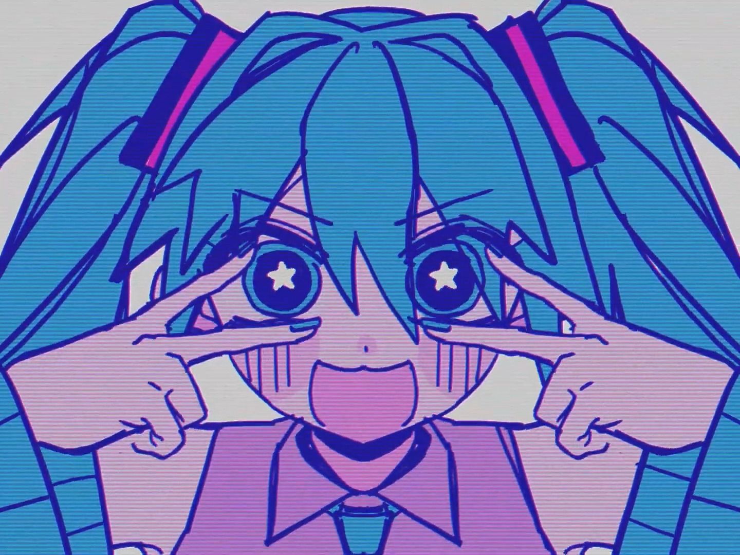 【初音未来/动画】miku miku beam