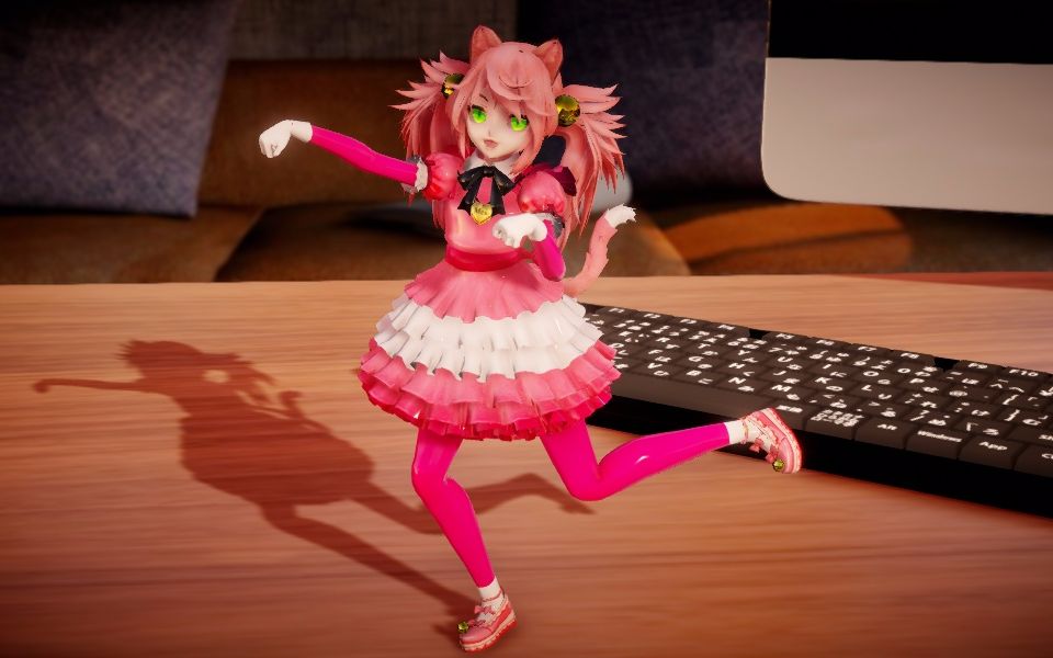 【undertale/mmd/模型配布】喵喵亲亲超可爱(生气)*给我爱与真诚吧*