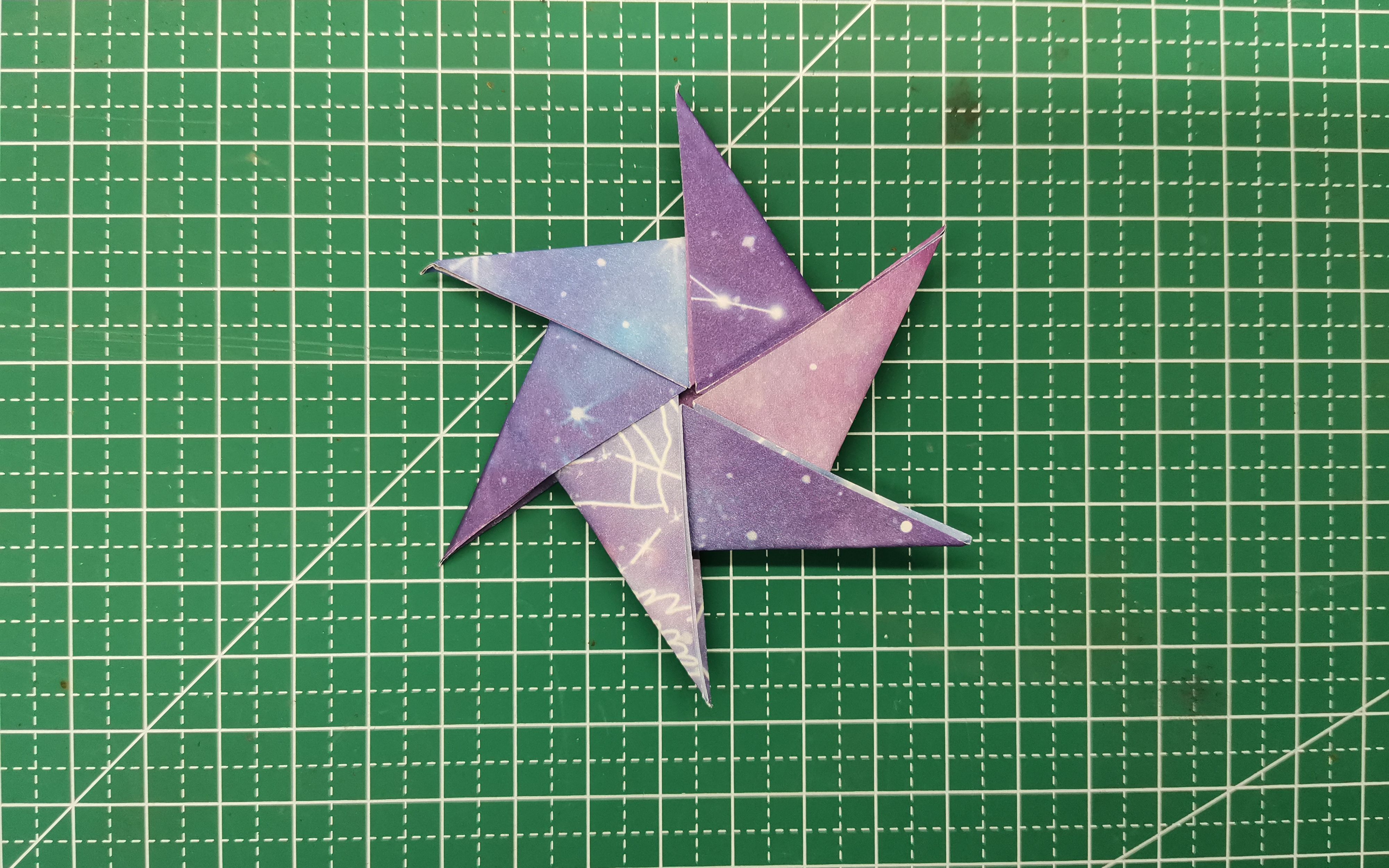 活动作品六翼飞镖创意折纸简单易做手工折纸