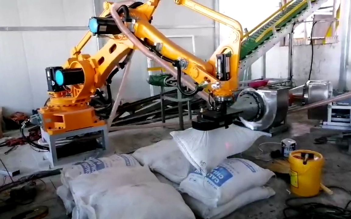 树脂粉自动拆垛拆包机 袋料自动破袋机器人