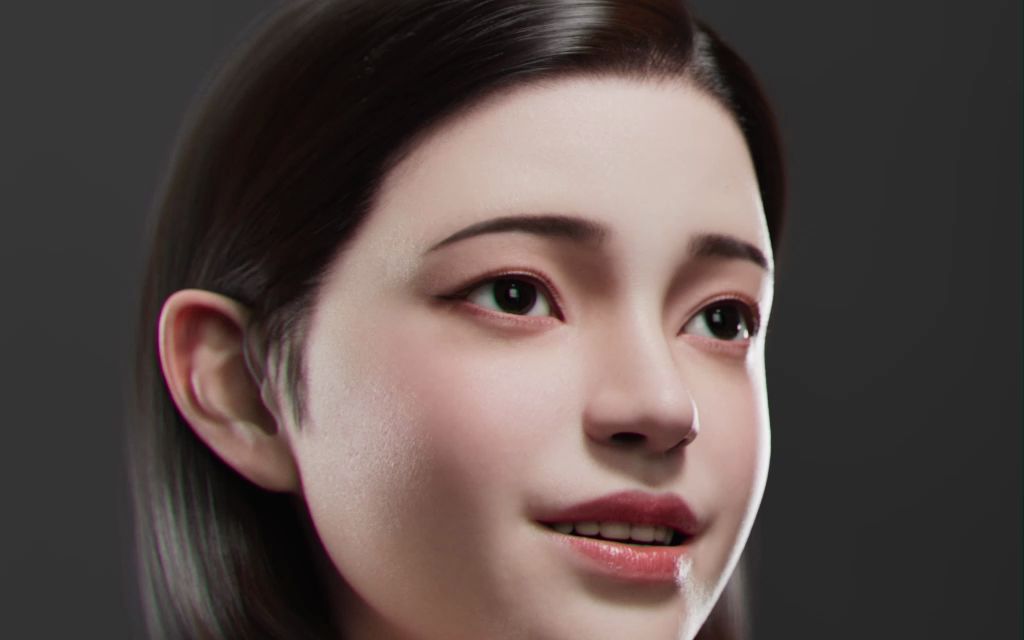 数字人阿喜angie升级中_哔哩哔哩_bilibili