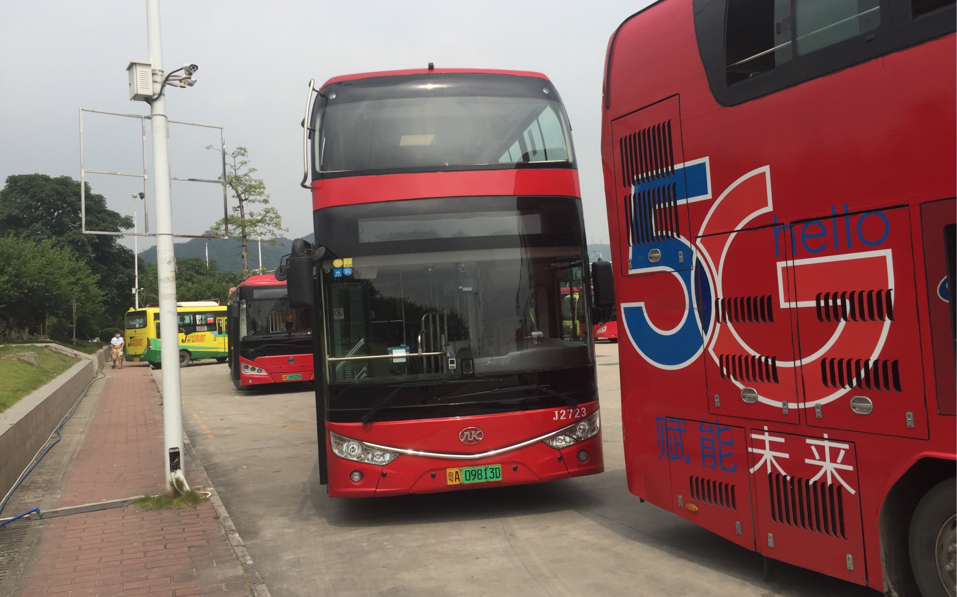 pov23广州公交pov5g双层巴士333路萝岗香雪公园大观路北总站